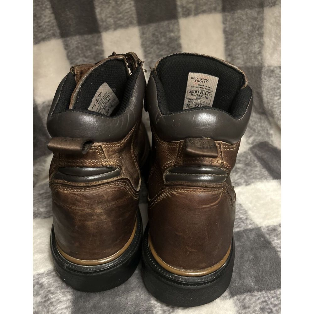 RED WING 2212 Mens 10.5 D Steel Toe Work Boots USA Workwear Leather - Picture 5 of 10
